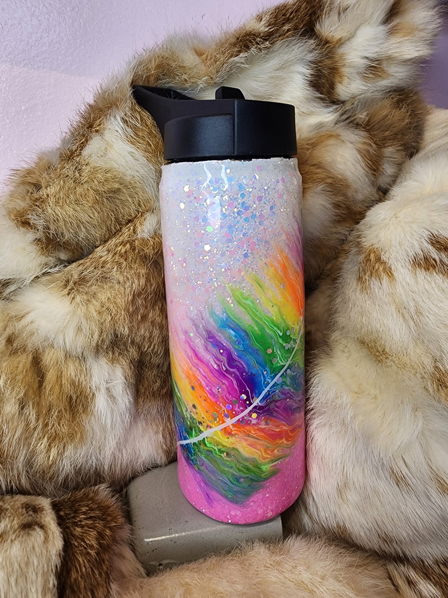 20oz duo neon feather